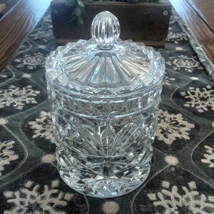 Vintage Crystal Clear Industries Coventry Crystal Candy Jar